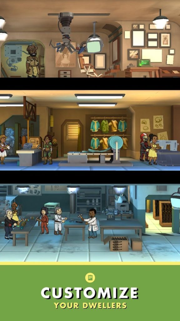 apps/games like fallout shelter